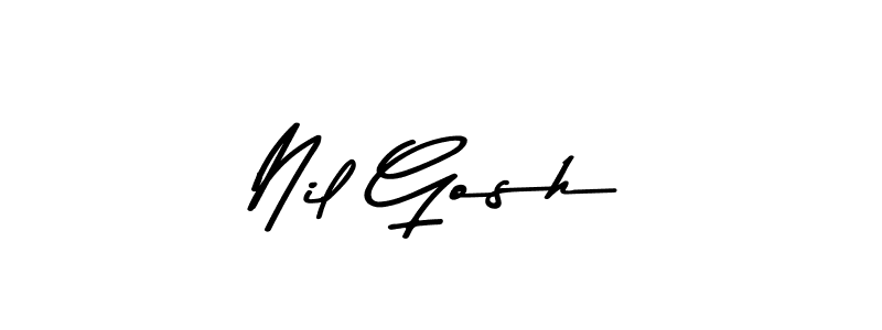 This is the best signature style for the Nil Gosh name. Also you like these signature font (Asem Kandis PERSONAL USE). Mix name signature. Nil Gosh signature style 9 images and pictures png