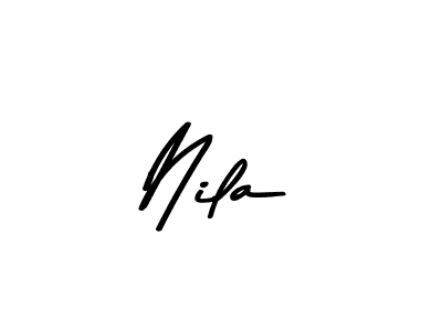 How to make Nila signature? Asem Kandis PERSONAL USE is a professional autograph style. Create handwritten signature for Nila name. Nila signature style 9 images and pictures png