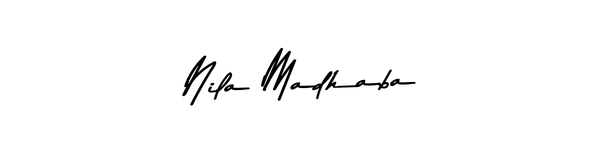 Make a short Nila Madhaba signature style. Manage your documents anywhere anytime using Asem Kandis PERSONAL USE. Create and add eSignatures, submit forms, share and send files easily. Nila Madhaba signature style 9 images and pictures png