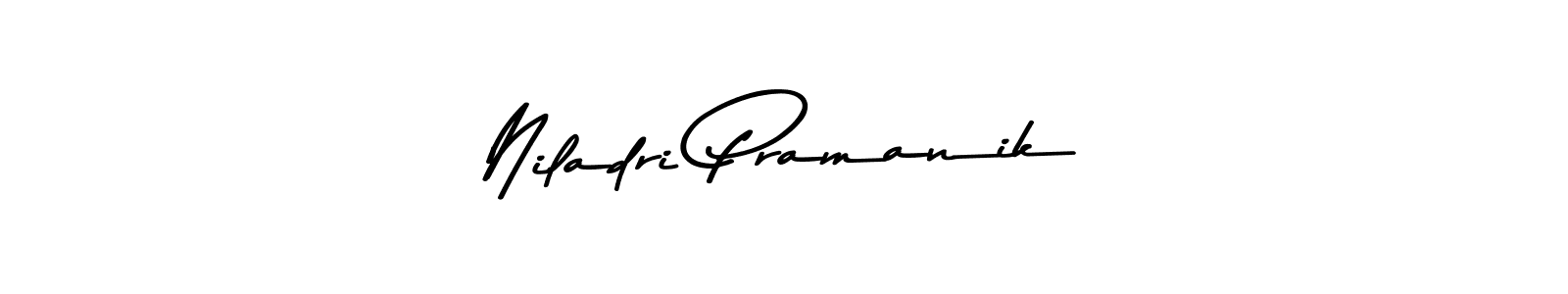How to make Niladri Pramanik signature? Asem Kandis PERSONAL USE is a professional autograph style. Create handwritten signature for Niladri Pramanik name. Niladri Pramanik signature style 9 images and pictures png