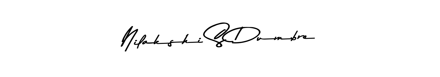 if you are searching for the best signature style for your name Nilakshi S Dumbre. so please give up your signature search. here we have designed multiple signature styles  using Asem Kandis PERSONAL USE. Nilakshi S Dumbre signature style 9 images and pictures png