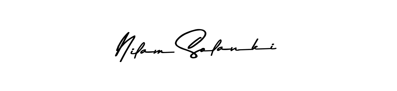 You should practise on your own different ways (Asem Kandis PERSONAL USE) to write your name (Nilam Solanki) in signature. don't let someone else do it for you. Nilam Solanki signature style 9 images and pictures png