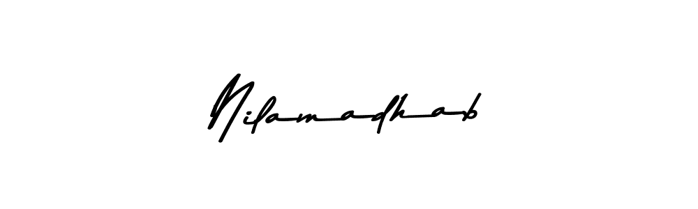 Use a signature maker to create a handwritten signature online. With this signature software, you can design (Asem Kandis PERSONAL USE) your own signature for name Nilamadhab. Nilamadhab signature style 9 images and pictures png