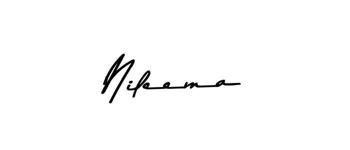 How to make Nileema signature? Asem Kandis PERSONAL USE is a professional autograph style. Create handwritten signature for Nileema name. Nileema signature style 9 images and pictures png