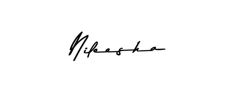 The best way (Asem Kandis PERSONAL USE) to make a short signature is to pick only two or three words in your name. The name Nileesha include a total of six letters. For converting this name. Nileesha signature style 9 images and pictures png