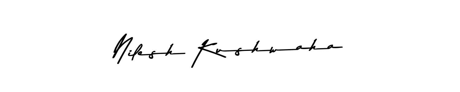 Here are the top 10 professional signature styles for the name Nilesh Kushwaha. These are the best autograph styles you can use for your name. Nilesh Kushwaha signature style 9 images and pictures png