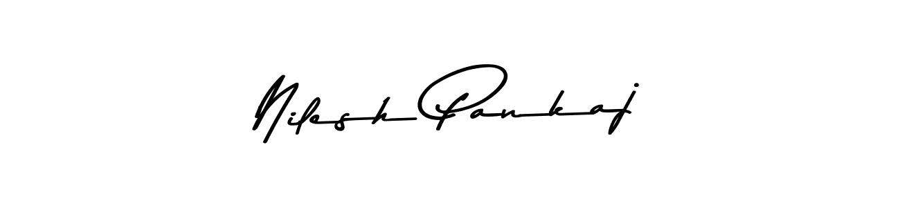 if you are searching for the best signature style for your name Nilesh Pankaj. so please give up your signature search. here we have designed multiple signature styles  using Asem Kandis PERSONAL USE. Nilesh Pankaj signature style 9 images and pictures png
