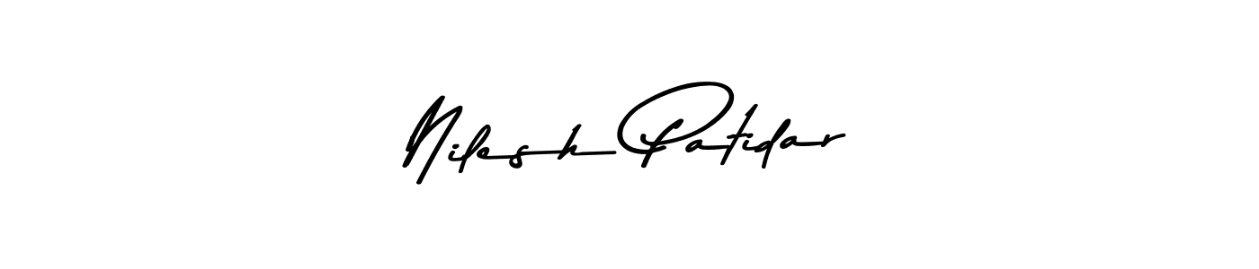 The best way (Asem Kandis PERSONAL USE) to make a short signature is to pick only two or three words in your name. The name Nilesh Patidar include a total of six letters. For converting this name. Nilesh Patidar signature style 9 images and pictures png