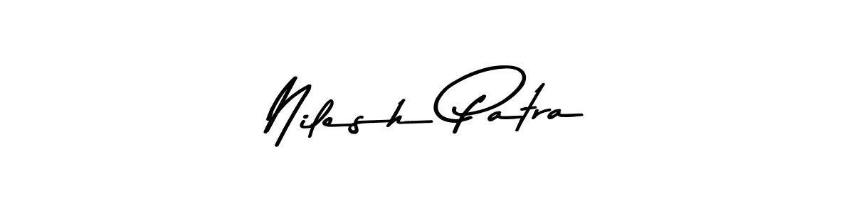 Create a beautiful signature design for name Nilesh Patra. With this signature (Asem Kandis PERSONAL USE) fonts, you can make a handwritten signature for free. Nilesh Patra signature style 9 images and pictures png