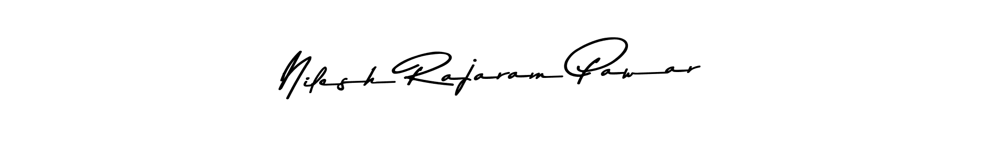 The best way (Asem Kandis PERSONAL USE) to make a short signature is to pick only two or three words in your name. The name Nilesh Rajaram Pawar include a total of six letters. For converting this name. Nilesh Rajaram Pawar signature style 9 images and pictures png