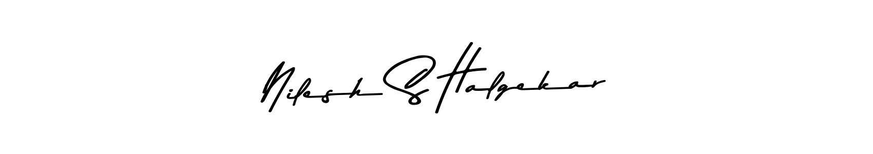 You can use this online signature creator to create a handwritten signature for the name Nilesh S Halgekar. This is the best online autograph maker. Nilesh S Halgekar signature style 9 images and pictures png