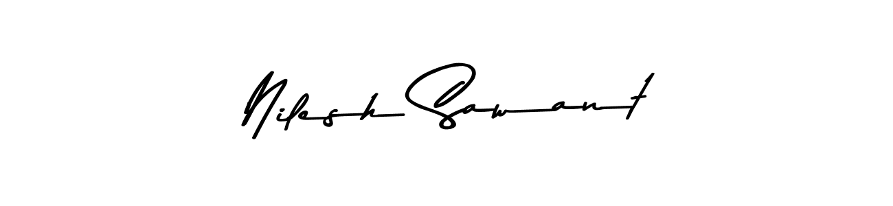 The best way (Asem Kandis PERSONAL USE) to make a short signature is to pick only two or three words in your name. The name Nilesh Sawant include a total of six letters. For converting this name. Nilesh Sawant signature style 9 images and pictures png