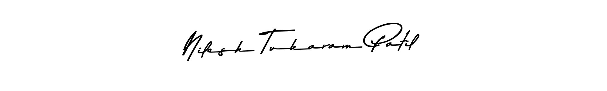 Create a beautiful signature design for name Nilesh Tukaram Patil. With this signature (Asem Kandis PERSONAL USE) fonts, you can make a handwritten signature for free. Nilesh Tukaram Patil signature style 9 images and pictures png