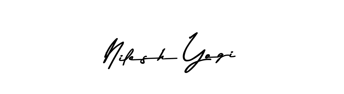 Similarly Asem Kandis PERSONAL USE is the best handwritten signature design. Signature creator online .You can use it as an online autograph creator for name Nilesh Yogi. Nilesh Yogi signature style 9 images and pictures png