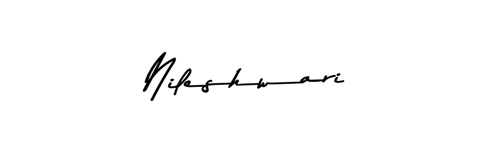 Nileshwari stylish signature style. Best Handwritten Sign (Asem Kandis PERSONAL USE) for my name. Handwritten Signature Collection Ideas for my name Nileshwari. Nileshwari signature style 9 images and pictures png