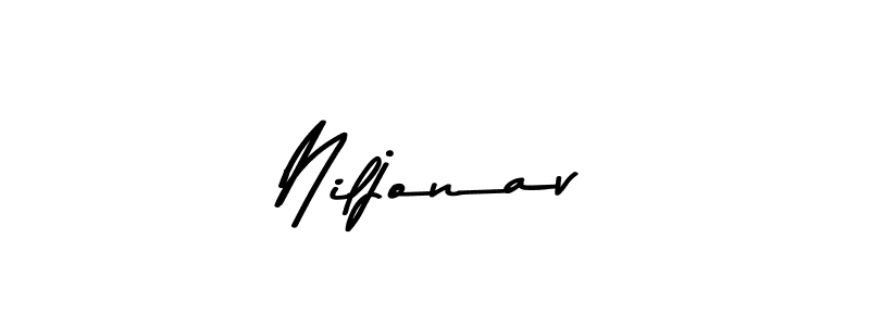 Design your own signature with our free online signature maker. With this signature software, you can create a handwritten (Asem Kandis PERSONAL USE) signature for name Niljonav. Niljonav signature style 9 images and pictures png