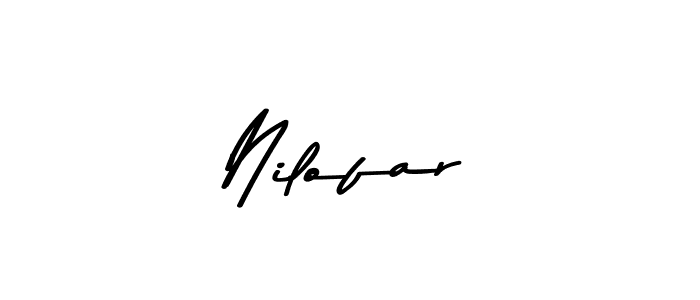 Also we have Nilofar name is the best signature style. Create professional handwritten signature collection using Asem Kandis PERSONAL USE autograph style. Nilofar signature style 9 images and pictures png