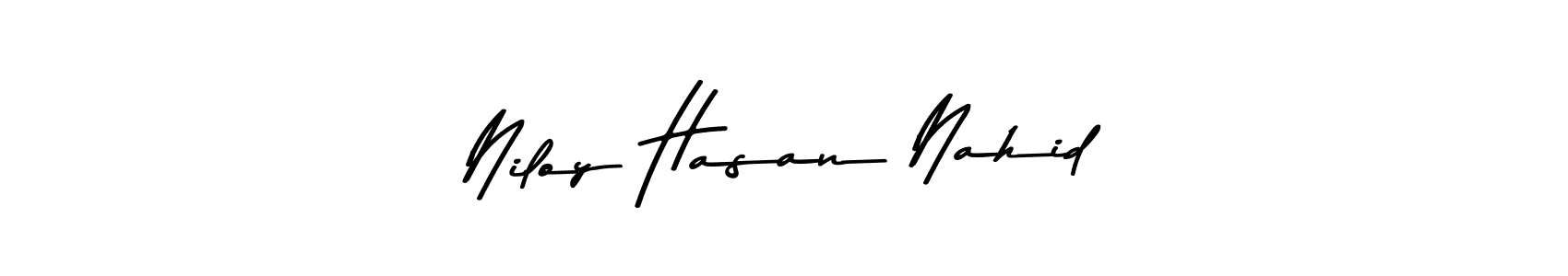 Here are the top 10 professional signature styles for the name Niloy Hasan Nahid. These are the best autograph styles you can use for your name. Niloy Hasan Nahid signature style 9 images and pictures png