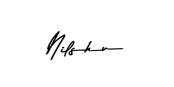 Here are the top 10 professional signature styles for the name Nilshu. These are the best autograph styles you can use for your name. Nilshu signature style 9 images and pictures png