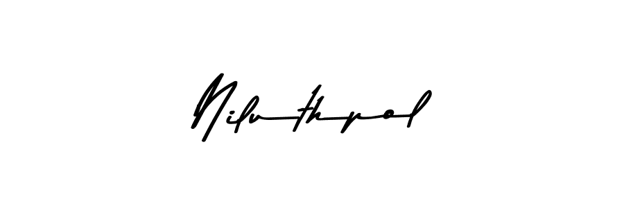 Use a signature maker to create a handwritten signature online. With this signature software, you can design (Asem Kandis PERSONAL USE) your own signature for name Niluthpol. Niluthpol signature style 9 images and pictures png