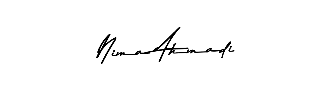 Also You can easily find your signature by using the search form. We will create Nima Ahmadi name handwritten signature images for you free of cost using Asem Kandis PERSONAL USE sign style. Nima Ahmadi signature style 9 images and pictures png