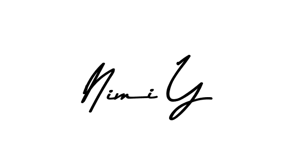 How to Draw Nimi Y signature style? Asem Kandis PERSONAL USE is a latest design signature styles for name Nimi Y. Nimi Y signature style 9 images and pictures png