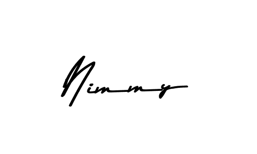 Design your own signature with our free online signature maker. With this signature software, you can create a handwritten (Asem Kandis PERSONAL USE) signature for name Nimmy. Nimmy signature style 9 images and pictures png