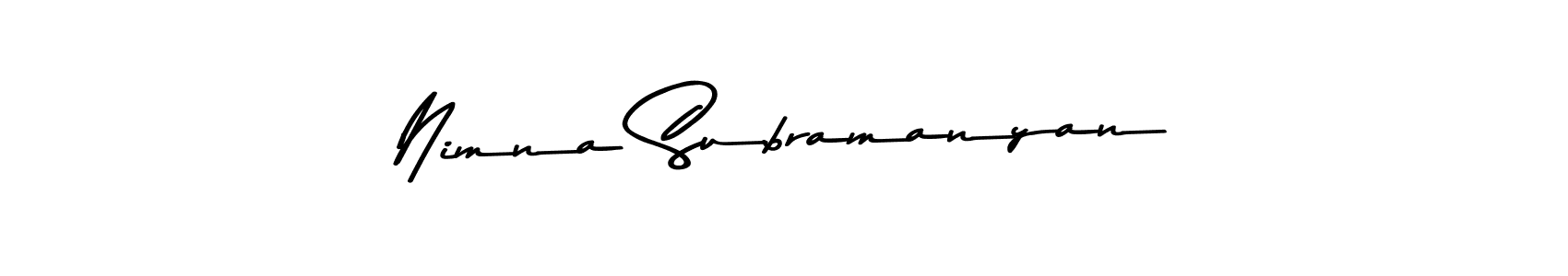 It looks lik you need a new signature style for name Nimna Subramanyan. Design unique handwritten (Asem Kandis PERSONAL USE) signature with our free signature maker in just a few clicks. Nimna Subramanyan signature style 9 images and pictures png