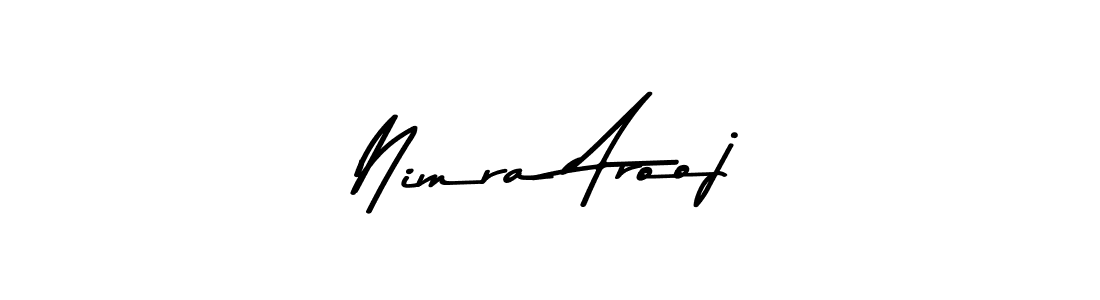 Similarly Asem Kandis PERSONAL USE is the best handwritten signature design. Signature creator online .You can use it as an online autograph creator for name Nimra Arooj. Nimra Arooj signature style 9 images and pictures png