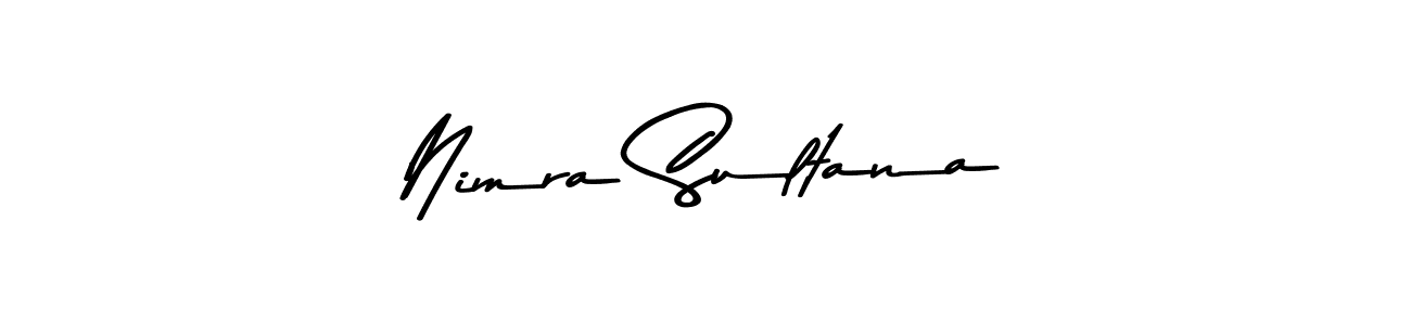 Make a beautiful signature design for name Nimra Sultana. With this signature (Asem Kandis PERSONAL USE) style, you can create a handwritten signature for free. Nimra Sultana signature style 9 images and pictures png