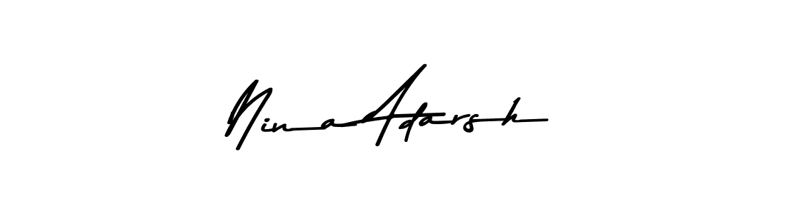 How to make Nina Adarsh signature? Asem Kandis PERSONAL USE is a professional autograph style. Create handwritten signature for Nina Adarsh name. Nina Adarsh signature style 9 images and pictures png