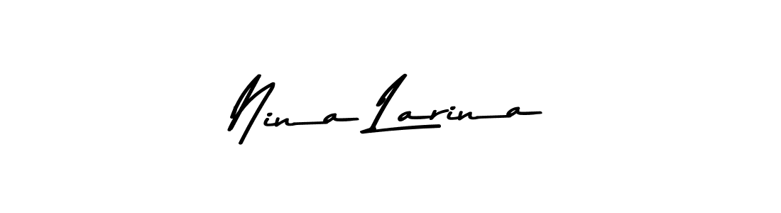 Similarly Asem Kandis PERSONAL USE is the best handwritten signature design. Signature creator online .You can use it as an online autograph creator for name Nina Larina. Nina Larina signature style 9 images and pictures png