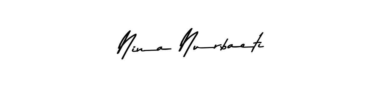 It looks lik you need a new signature style for name Nina Nurbaeti. Design unique handwritten (Asem Kandis PERSONAL USE) signature with our free signature maker in just a few clicks. Nina Nurbaeti signature style 9 images and pictures png