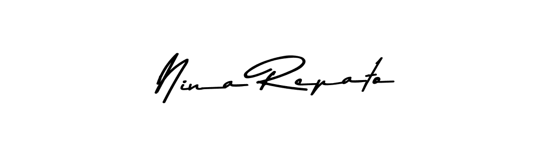 You should practise on your own different ways (Asem Kandis PERSONAL USE) to write your name (Nina Repato) in signature. don't let someone else do it for you. Nina Repato signature style 9 images and pictures png