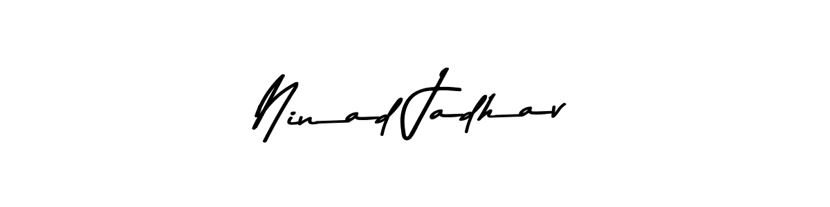 Make a beautiful signature design for name Ninad Jadhav. Use this online signature maker to create a handwritten signature for free. Ninad Jadhav signature style 9 images and pictures png