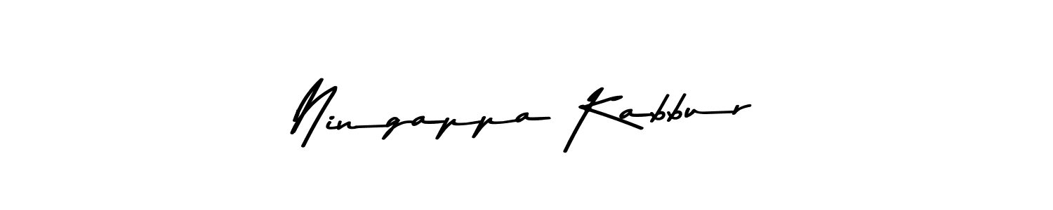 Create a beautiful signature design for name Ningappa Kabbur. With this signature (Asem Kandis PERSONAL USE) fonts, you can make a handwritten signature for free. Ningappa Kabbur signature style 9 images and pictures png