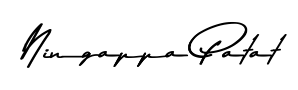 You can use this online signature creator to create a handwritten signature for the name Ningappa Patat. This is the best online autograph maker. Ningappa Patat signature style 9 images and pictures png