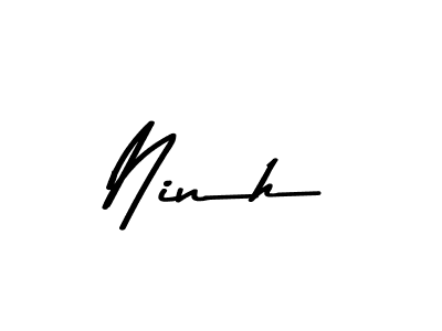 Use a signature maker to create a handwritten signature online. With this signature software, you can design (Asem Kandis PERSONAL USE) your own signature for name Ninh. Ninh signature style 9 images and pictures png