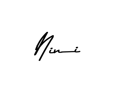 Use a signature maker to create a handwritten signature online. With this signature software, you can design (Asem Kandis PERSONAL USE) your own signature for name Nini. Nini signature style 9 images and pictures png