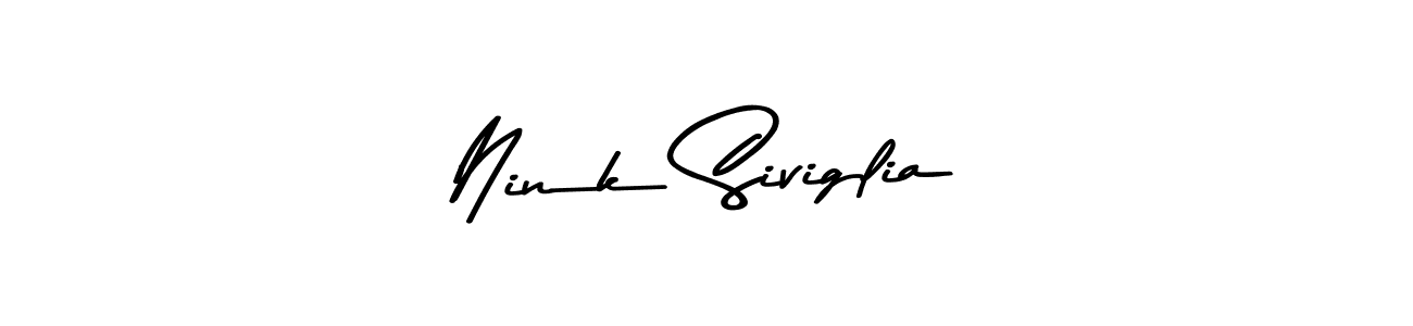 See photos of Nink Siviglia official signature by Spectra . Check more albums & portfolios. Read reviews & check more about Asem Kandis PERSONAL USE font. Nink Siviglia signature style 9 images and pictures png