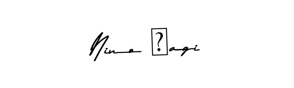 The best way (Asem Kandis PERSONAL USE) to make a short signature is to pick only two or three words in your name. The name Nino Šagi include a total of six letters. For converting this name. Nino Šagi signature style 9 images and pictures png