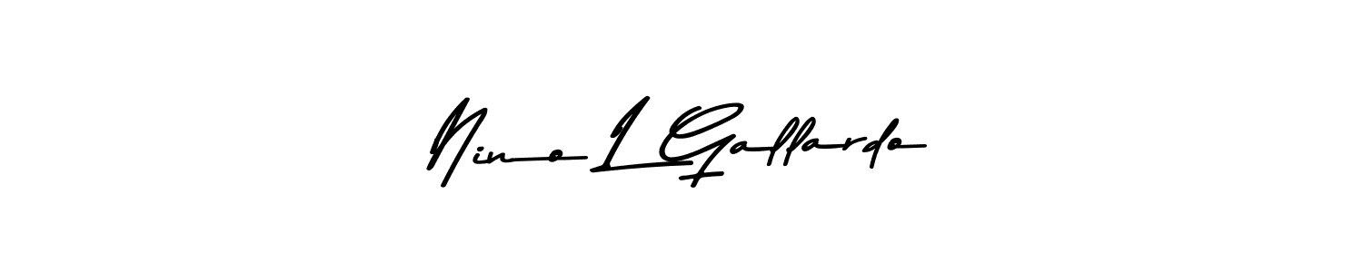 Make a beautiful signature design for name Nino L Gallardo. Use this online signature maker to create a handwritten signature for free. Nino L Gallardo signature style 9 images and pictures png