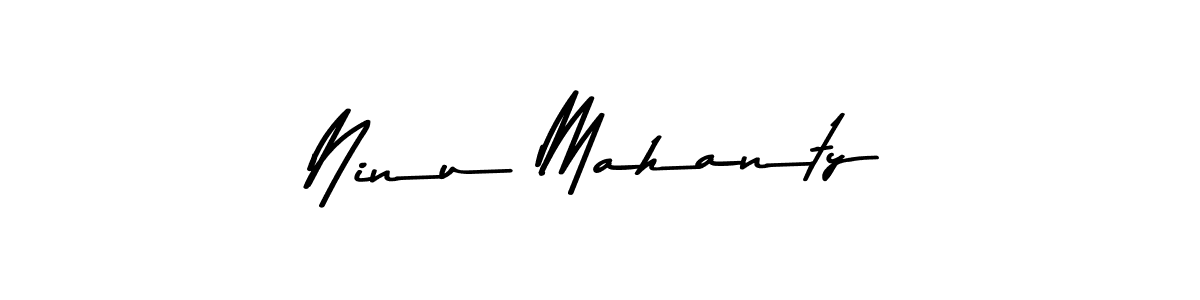 Ninu Mahanty stylish signature style. Best Handwritten Sign (Asem Kandis PERSONAL USE) for my name. Handwritten Signature Collection Ideas for my name Ninu Mahanty. Ninu Mahanty signature style 9 images and pictures png