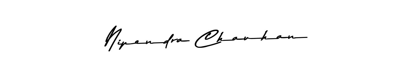 Nipendra Chauhan stylish signature style. Best Handwritten Sign (Asem Kandis PERSONAL USE) for my name. Handwritten Signature Collection Ideas for my name Nipendra Chauhan. Nipendra Chauhan signature style 9 images and pictures png