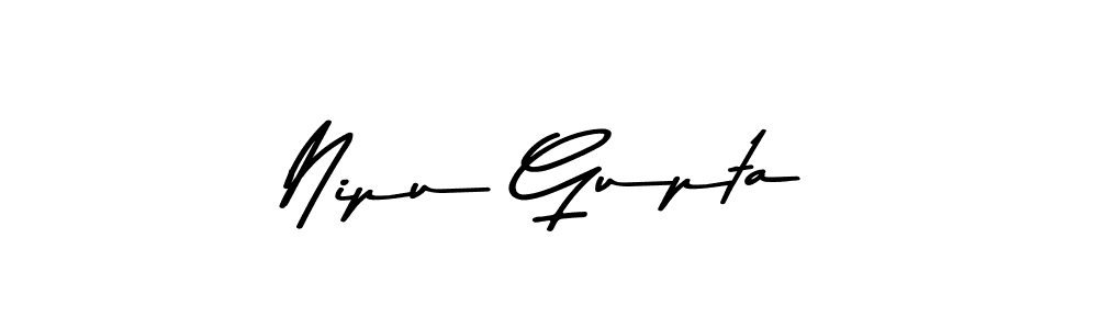 The best way (Asem Kandis PERSONAL USE) to make a short signature is to pick only two or three words in your name. The name Nipu Gupta include a total of six letters. For converting this name. Nipu Gupta signature style 9 images and pictures png