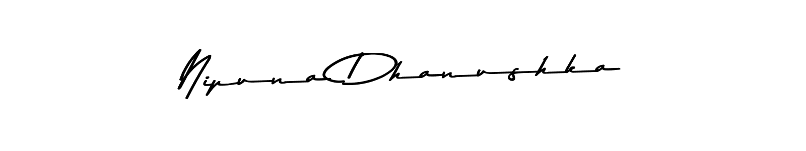 if you are searching for the best signature style for your name Nipuna Dhanushka. so please give up your signature search. here we have designed multiple signature styles  using Asem Kandis PERSONAL USE. Nipuna Dhanushka signature style 9 images and pictures png