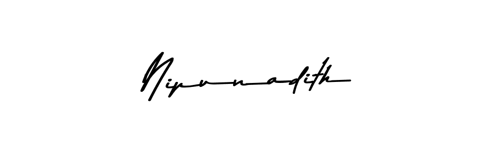 Also You can easily find your signature by using the search form. We will create Nipunadith name handwritten signature images for you free of cost using Asem Kandis PERSONAL USE sign style. Nipunadith signature style 9 images and pictures png