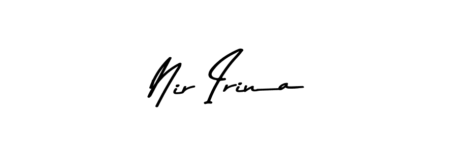 Make a beautiful signature design for name Nir Irina. With this signature (Asem Kandis PERSONAL USE) style, you can create a handwritten signature for free. Nir Irina signature style 9 images and pictures png