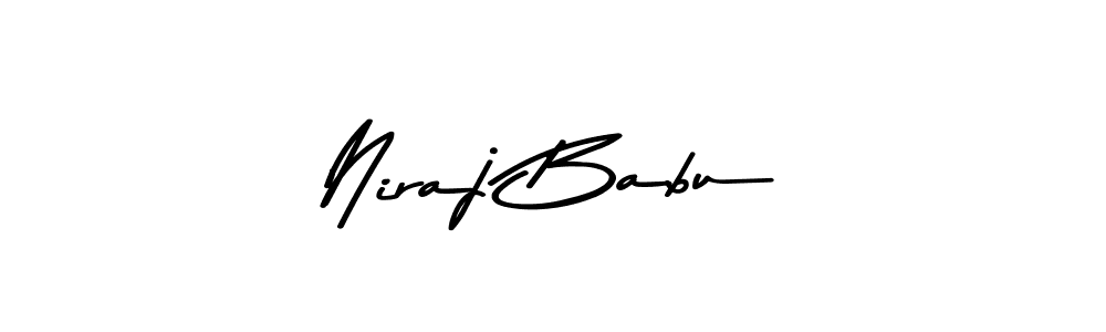 Make a beautiful signature design for name Niraj Babu. With this signature (Asem Kandis PERSONAL USE) style, you can create a handwritten signature for free. Niraj Babu signature style 9 images and pictures png