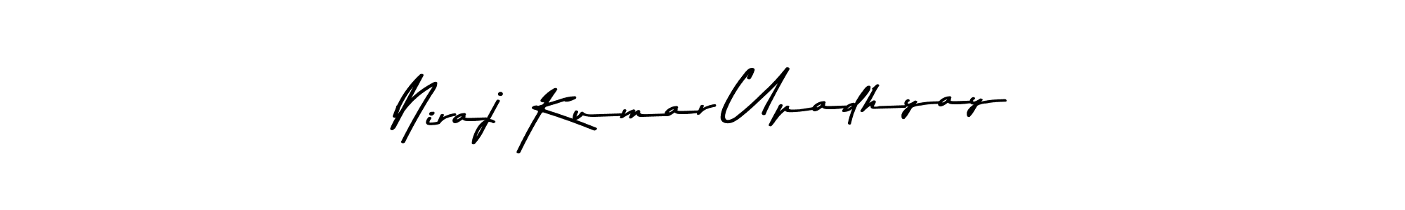 Create a beautiful signature design for name Niraj Kumar Upadhyay. With this signature (Asem Kandis PERSONAL USE) fonts, you can make a handwritten signature for free. Niraj Kumar Upadhyay signature style 9 images and pictures png
